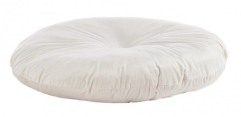 Set 4 perne podea catifea ivoire Artemis 90 cm 