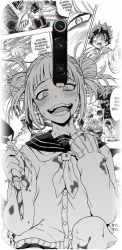 Husa din silicon compatibila cu Xiaomi Redmi K20 - model Anime Himiko Toga 