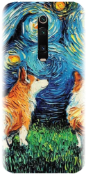 Husa din silicon compatibila cu Xiaomi Redmi K20 - model Doggy Night 