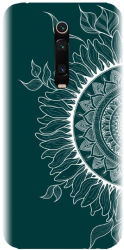 Husa din silicon compatibila cu Xiaomi Redmi K20 - model Green Mandala 
