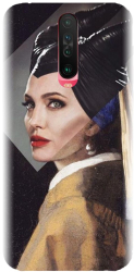 Husa din silicon compatibila cu Xiaomi Redmi K30 - model Girl With A Pearl 