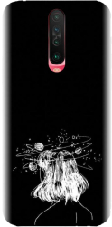 Husa din silicon compatibila cu Xiaomi Redmi K30 - model Line Art Dreamer 