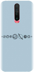 Husa din silicon compatibila cu Xiaomi Redmi K30 - model Planets 