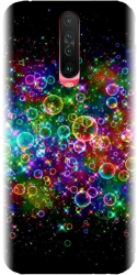 Husa din silicon compatibila cu Xiaomi Redmi K30 - model Rainbow Colored Soap Bubbles 