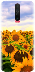 Husa din silicon compatibila cu Xiaomi Redmi K30 - model Sunflowers 