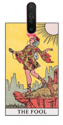 Husa din silicon compatibila cu Xiaomi Redmi K30 - model Tarot The Fool Clasic 