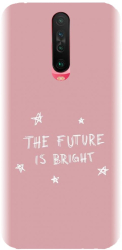 Husa din silicon compatibila cu Xiaomi Redmi K30 - model The Future Is Bright 