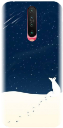 Husa din silicon compatibila cu Xiaomi Redmi K30 - model Winter Night 