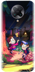 Husa din silicon compatibila cu Xiaomi Redmi K30 Pro - model Gravity Falls 
