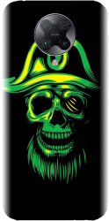 Husa din silicon compatibila cu Xiaomi Redmi K30 Pro - model Pirate Skull 