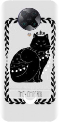 Husa din silicon compatibila cu Xiaomi Redmi K30 Pro - model Tarot The Emperor 