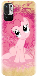 Husa din silicon compatibila cu Xiaomi Redmi Note 10 5G - model Pinkie pie 