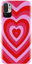 Husa din silicon compatibila cu Xiaomi Redmi Note 10 5G - model PPG Heart Tunnel 