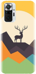 Husa din silicon compatibila cu Xiaomi Redmi Note 10 Pro Max - model Abstract Deer 
