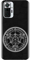 Husa din silicon compatibila cu Xiaomi Redmi Note 10 Pro Max - model Anime Transmutation Circle 