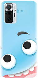 Husa din silicon compatibila cu Xiaomi Redmi Note 10 Pro Max - model Cute Blue 