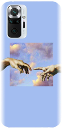 Husa din silicon compatibila cu Xiaomi Redmi Note 10 Pro Max - model The Touch Of God 