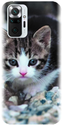 Husa din silicon compatibila cu Xiaomi Redmi Note 10 Pro - model Animal Cat 