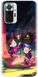 Husa din silicon compatibila cu Xiaomi Redmi Note 10 Pro - model Gravity Falls 
