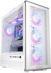 Carcasa PcCOOLER ME200 MESH BK Full Tower E-ATX ARGB White
