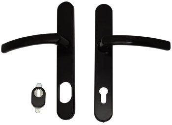 Maner usa termopan blaugelb DGT35 exterior 92 x 35 mm cu scut pentru cilindru aluminiu fara accesorii de prindere maro 