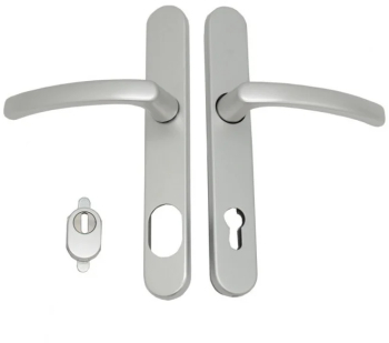 Maner usa termopan blaugelb DGT35 exterior 92 x 35 mm cu scut pentru cilindru aluminiu fara accesorii de prindere argintiu 