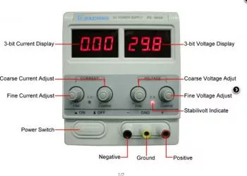 Sursa tensiune reglabila 0 - 30V 5A Motor Starter 