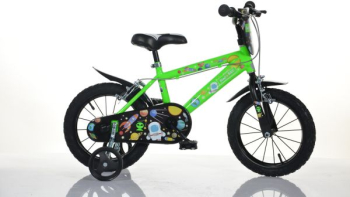 Bicicleta baieti 14 inch Cosmos verde fluorescent baieti 