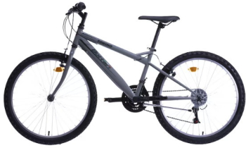Bicicleta baieti TRK 24 inch gri 6 viteze