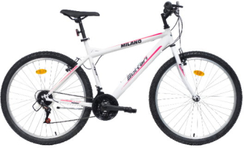 Bicicleta fete MTB 26 White/Pink 46cm/S-M