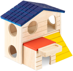 Casuta Navaris pentru hamsteri Lemn Multicolor 58406.01 