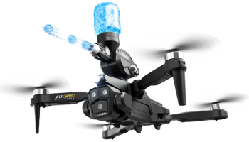 Drona K11 cu lansator de bile de apa camera tripla HD WIFI 