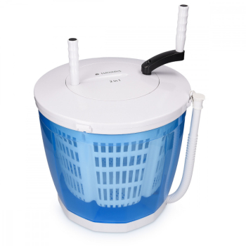 Mini masina de spalat haine cu uscator Navaris pentru camping 2 kg 48623.01