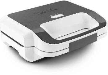Sandwich-maker Tefal Snack XL SW701110 2in1 850W 2 seturi de placi detasabile alb/ gri