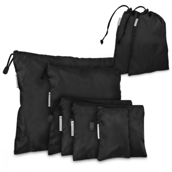 Set 7 huse de depozitare pentru calatorie Navaris Negru 42954 