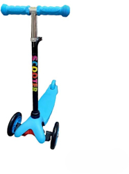 Trotineta pentru Copii cu 3 Roti Reglabila pe Inaltime Scooter Albastru 