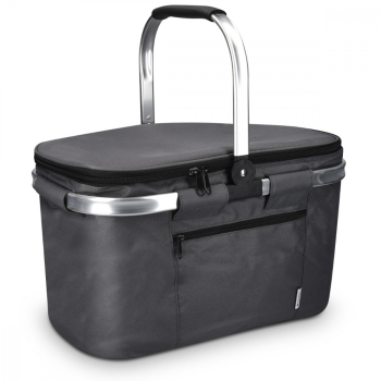 Geanta pliabila de picnic cu maner Navaris 27 L Izolata Negru 45859.22 