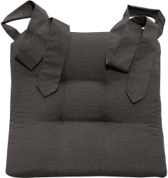 Perna Home pentru scaun cu panglica Homelevel 42 x 46 cm Gri Poliester / Bumbac 55197.73 
