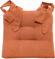 Perna Home pentru scaun cu panglica Homelevel 42 x 46 cm Portocaliu Poliester / Bumbac 55197.29