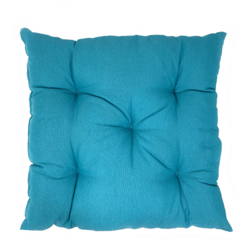 Perna pentru scaun Jemidi 40 x 40 cm Albastru Poliester / Bumbac 55316.23.01 