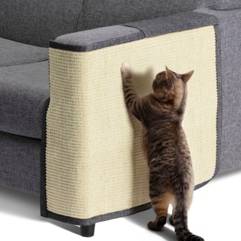 Protectie impotriva zgarieturilor pentru Pisici 60x70 cm Sisal Gri 47363.02 