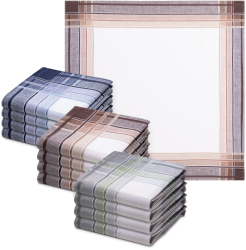 Set 12 Batiste de panza Jemidi 40 x 40 cm Multicolor Bumbac 55059.01 