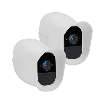 Set 2 Huse pentru camera de supraveghere Arlo Pro/Pro 2 Smart Kwmobile Alb Silicon 45852.02 