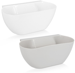 Set 2x Cos de colectare a deseurilor de bucatarie 4 litri 29 x 12 x 11 cm 46978.01 