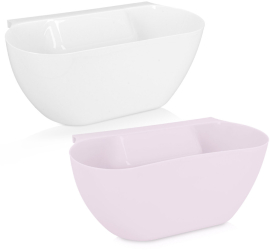 Set 2x Cos de colectare a deseurilor de bucatarie 4 litri 29 x 12 x 11 cm 46978.03 