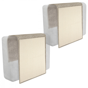 Set 2x Protectie impotriva zgarieturilor pentru Pisici 60x45 cm Sisal Maro 46354.24.02 