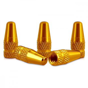 Set 5 Capace pentru valva Kwmobile Auriu Metal 45929.21 