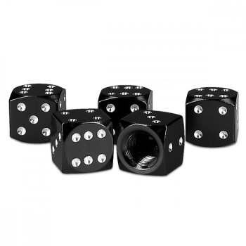 Set 5 Capace pentru valva Kwmobile Negru Metal 45855.01 