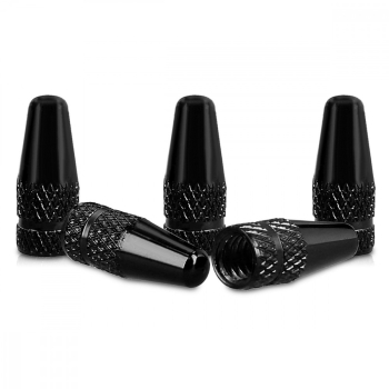 Set 5 Capace pentru valva Kwmobile Negru Metal 45929.01 