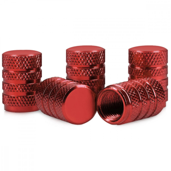 Set 5 Capace pentru valva Kwmobile Rosu Metal 41665.09